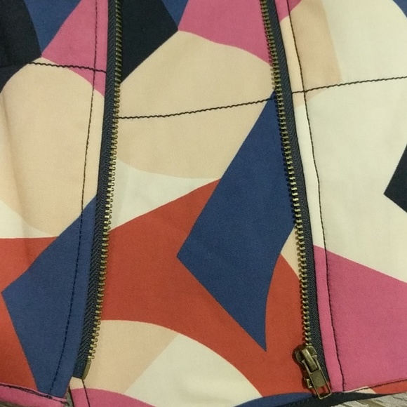 NWT Grace Willow Geometric Print Quilted Jacket - Picture 3 of 8